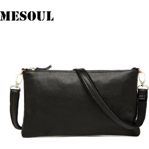 Genuine Leather Women Bag Evening Party Clutch Bags Purse Fashion Lady Shoulder Crossbody Satchel Messenger Bags for women