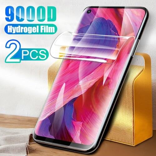 2pcs opo a54 hydrogel film for oppo opo a54 a 54 54a hd anti-scratch front screen protector film not glass opoa 54 5g