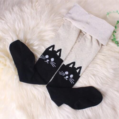 2020 Girl Stocking Fashion Cute Cartoon Designs Winter Warm Children Stockings Kawaii Girls Pantyhose Knitted Baby Girls Tights