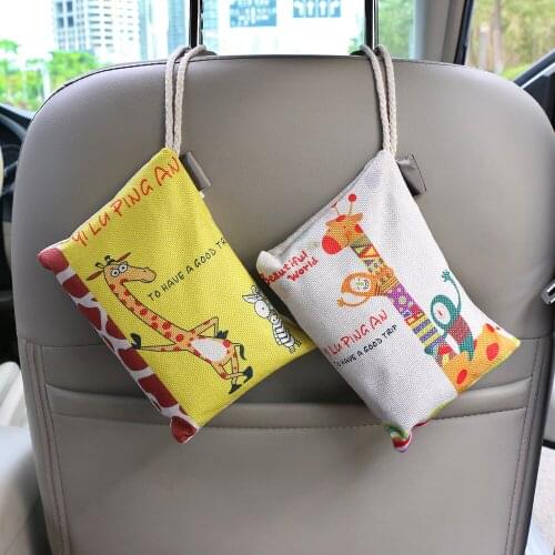 Car Ornament Automotive Bamboo Charcoal Bag Air Freshener Cute Home Auto Interior Decoration Activated Carbon Deodorant Gifts