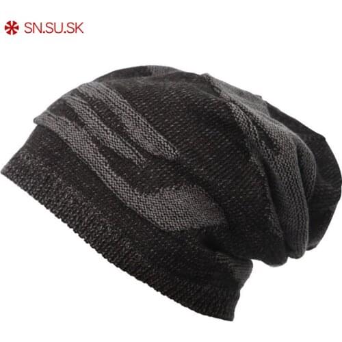 Brand Skullies Beanies Winter Hats For Men Cap Knitted Hat Male Bonnet Solid Women Winter Beanie Hat Cap