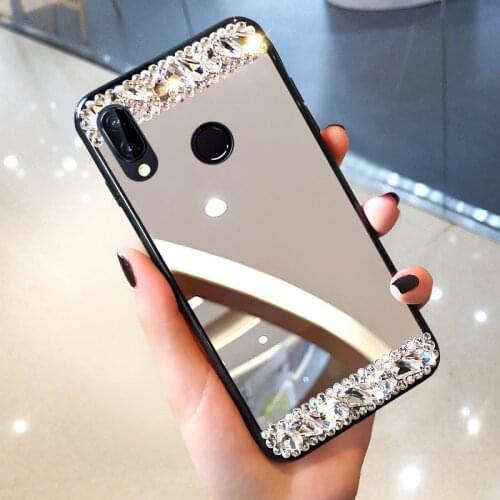 For Xiaomi Mi 9 K20 Redmi Note 8T 8A 6A 7A Redmi Note 4 5 6 8 Pro case Mirror silicone Ring Cover On Redmi Note 7 Pro Phone Case