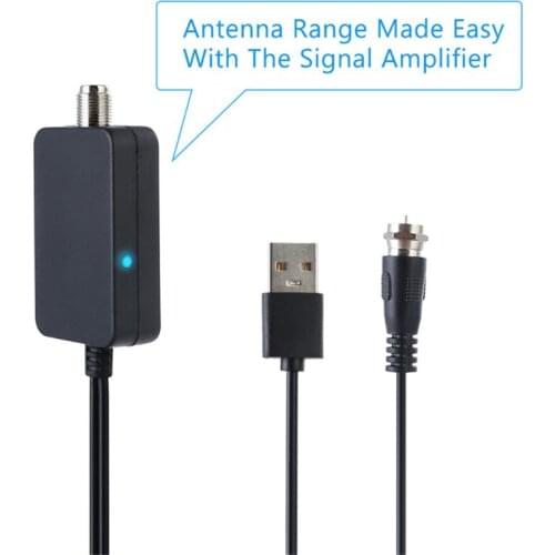 Low Noise USB TV Antenna Amplifier Digital Hd DVBT2 Signal Booster for TV Aerial