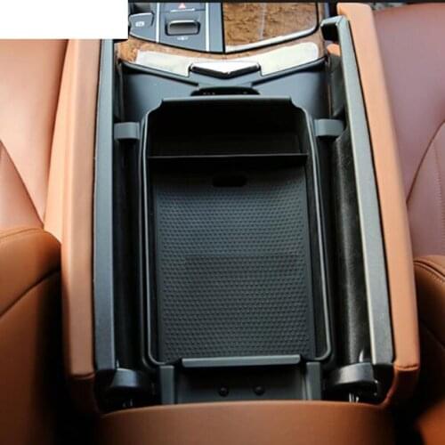 For Maserati Ghibli For Levante For Quattroporte 2013-2017 Car-Styling Glove Armrest Storage Box with Logo Mat Car Accessories