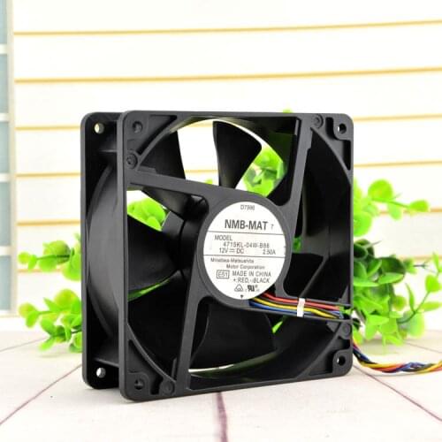 For NMB 1238 double ball 12V2.5A 4715KL-04W-B86 Dell PE800 server fan