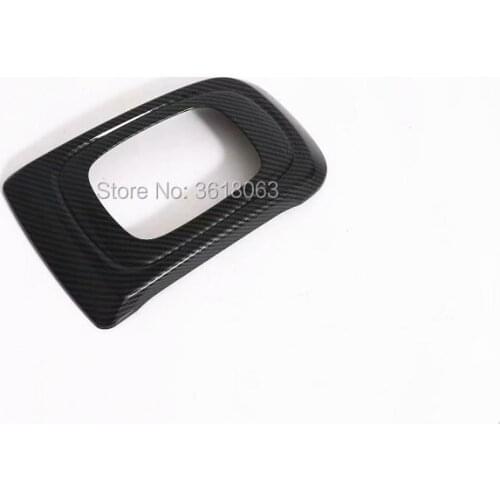 For Toyota Rush 2018 2019 2020 Carbon Central Gear Shift Box Panel Cover Frame Trim Interior Gearbox Sticker Car Accessories