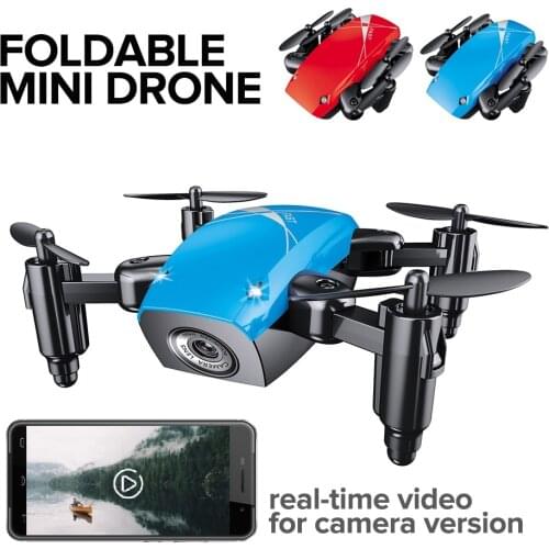 JD JY018 FPV Radio R/C Portable Quadcopter 720P Camera WiFi Foldable Selfie Pocket Drone VS E58 Remote Control Flycam Helicopter