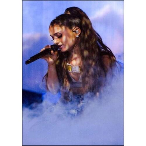 Ariana Grande Portrait Full Drill Square Round 5D DIY Diamond Painting Set Diamond Mosaic Rhinestone Picture Fans Gift WG2537