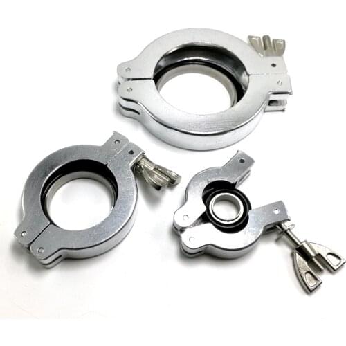 KF10 KF16 KF25 KF40 KF50 Vacuum Bellows Clamps ,Rubber Gasket Bracket Aluminium Vacuum Tube Clamp ,L006