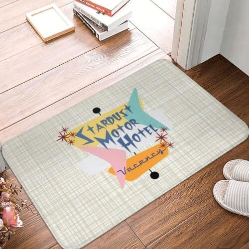 Stardust Motor Hotel Bkgrnd Doormat Carpet Mat Rug Polyester Non-Slip Floor Decor Bath Bathroom Kitchen Bedroom 40*60