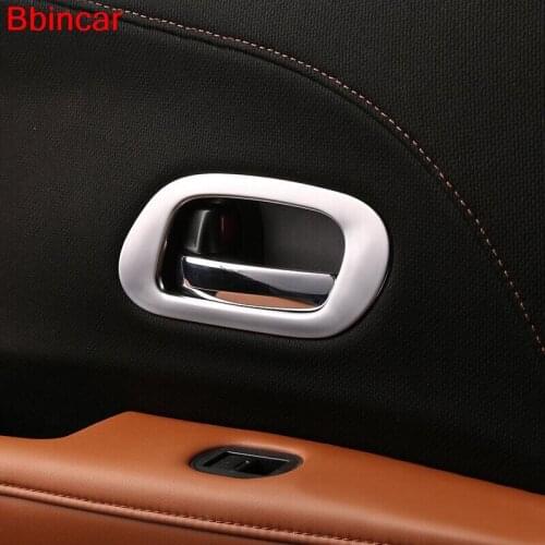 Bbincar ABS Matte Plastic Car Inner Door Handle Bowl Cover Trim Panel Auto Interior Styling 4pcs For Honda Vezel XRV 2014 2015