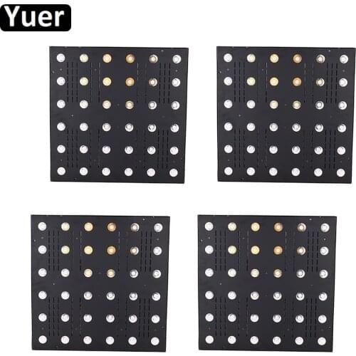 4Pcs/Lot36x3W LED Matrix Light LED RGB 3IN1 Flat Flood Lights DMX512 Sound Control DJ Party Disco Club Bar Stage Effect Lighting