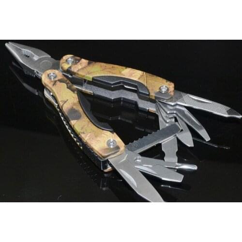 Multipurpose Camouflage Folding Pliers Outdoor Camping Survival Pliers