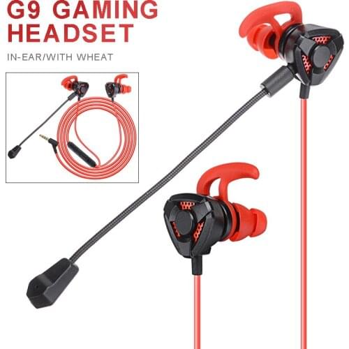 New Arrival 1pc Gaming In-ear Earphone C-SGO Casque Headset with Mic for PUBG Phone PC PS4