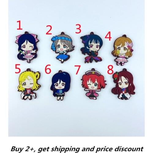 LoveLive! Acrylic keychain Key Ring Race Straps cosplay