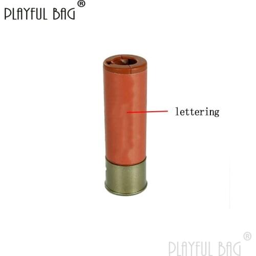 PB Playful bag CS M870 Bullet Model CS Sport Tactical Accessories Cosplay props Decorative Toys DIY Equipment QD32S
