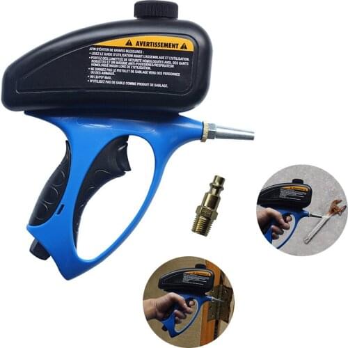 Anti-rust Sandblaster Handheld Pneumatic Sand Blasting Machine Glass Tombstone Sprayer Sandblasting Machine with Small Nozzle