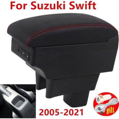 For Suzuki Swift Armrest box 2011 2014 2017 2018 2005-2021 Car armrest box car accessories interior storage box Retrofit parts