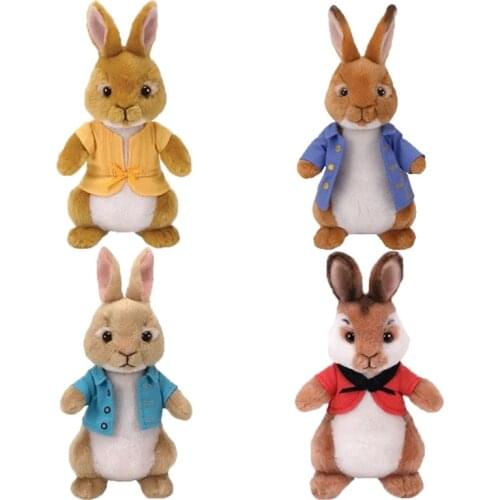 Ty Beanie Peter Rabbit Series Stuffed Plush Long Ears Rabbit Doll Hedgehog Bull Goat Duck Soft Toys Child Birthday Gift 15CM