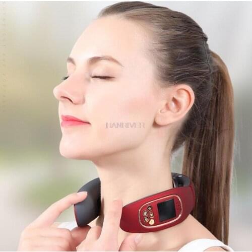 Cervical massager Neck massage instrument multi-function neck vibration pulse household intelligent neck guard instrument