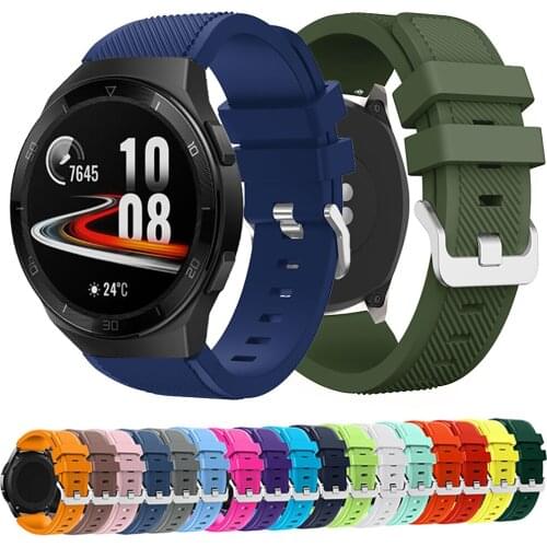 For Huawei gt2e Strap For Honor magic Watch 2 46mm huawei watch GT 2 2e Bracelet 22mm Watch Band Replacement Silicone Watchbands