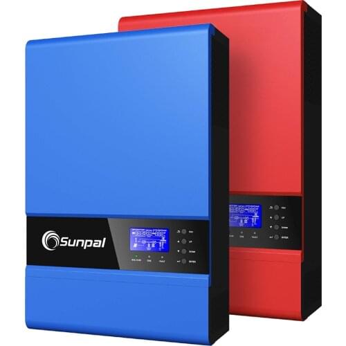 Sunpal 6000W Off Grid Solar Inverter 3KW 6KW Solar Hybrid Dc-Ac Pure Sine Wave Power Inverter For Home Use