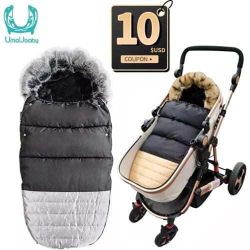 Umaubaby 2020NEW Stroller Sleeping Bag Thermal Insulation Waterproof Baby Autumn and Winter Wrapping Blanket and Anti-Kick Quilt