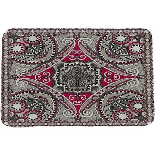 Ethnic Style National Customs Rug Hallway Carpets and Rugs for Bedroom Living Room Carpet Kitchen Bathroom Anti-Slip Floor Mats