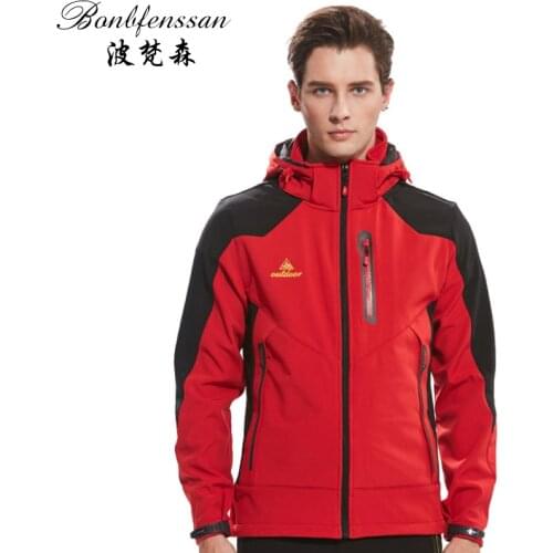 New men Fleece warm Softshell Thermal Windbreaker Outdoor Sports Hiking Camping Fishing male Jacket spring autumn winter 1843A