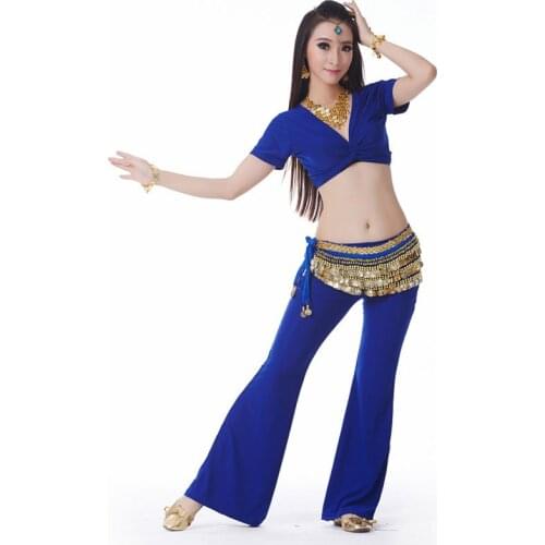 Belly Dance Wear Set Belly Dance Costume Top Pant For Women Sexy Belly Dance Outfits Practice Costume Set Outfits