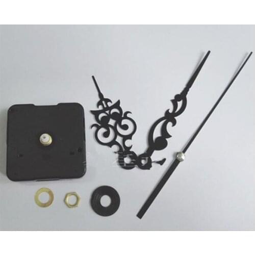 Gold Hands Black DIY Quartz Clock Movement