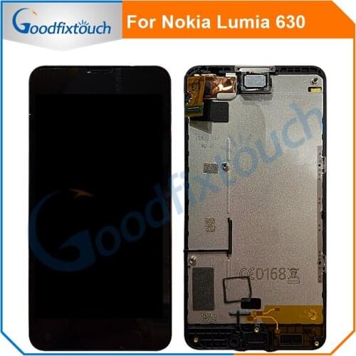 10pcs LCD Display For Nokia Lumia 630 635 LCD Display Touch Screen Digitizer Assmebly With Frame For Nokia 630 Replacement Parts