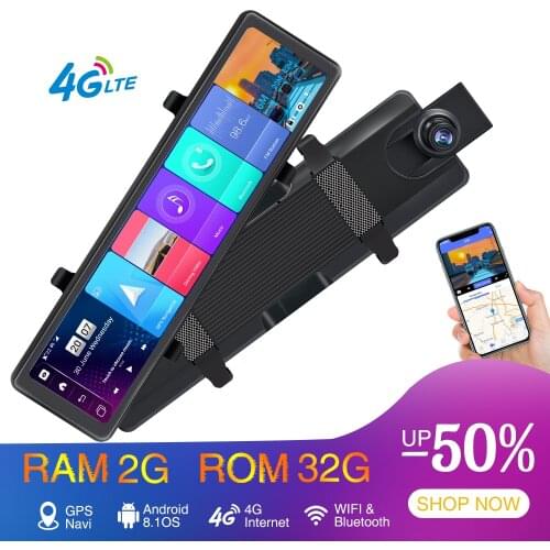 12 Inch Video Recorder Dash Cam WIFI Rear View Mirror Car DVR 1080P Car Camera Park Monitor