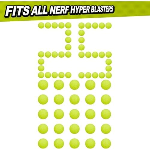 25pcs rounds for Nerf Hyper Refill Hyper Darts Toy Gun Bullets for Hyper Blasters Stock Up Hyper Games