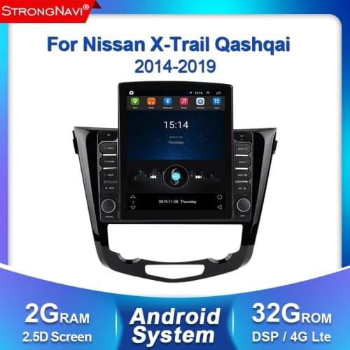 4G DSP Android 2din For Nissan X-Trail X Trail 3 T32 Qashqai 1 J10 2014-2019 Car Radio Multimedia Video Player Navigation GPS