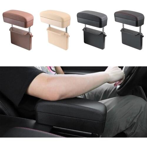Car Armrest Box Adjustable Auto Seat Gap Organizer Universal Elbow Support Arm Rest Box Car Styling Car Center Console Arm Rest
