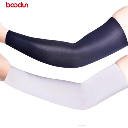 BOODUN Summer 1 Pair Arm Sleeves Sun Uv Protection Cool Compression Running Fishing Sports Cycling Bike Sleeve Arm Cover Warmers