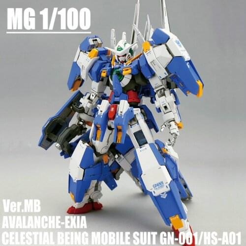 DABAN MG 1/100 Avalanche-Exia Ver MB CELESTIAL BEING MOBILE SUIT GN-001/hs-A01 plastic model kits toys With LED