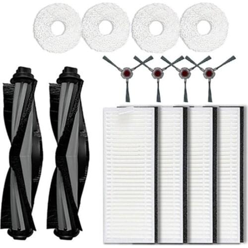 HOT！-Roller Main Brush for ECOVACS N9+ Robot Vacuum Cleaner Sweeping Mopping Pad Mops Rags Hepa Filter Side Brushes Parts