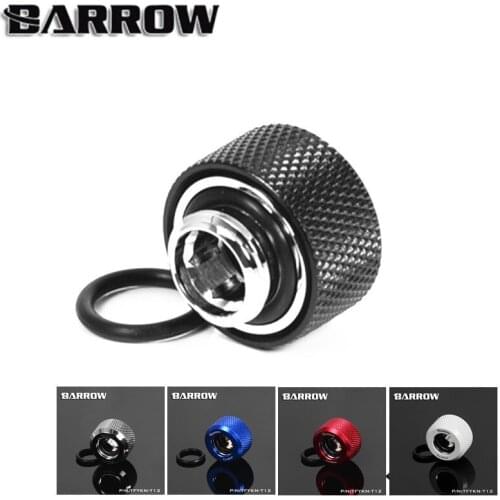 BARROW Hand Compression OD12mm Hard Tube Fitting Water Cooling Metal Connector G1/4'' Thread TEPG Acrylic For OD12mm Hard Tubes