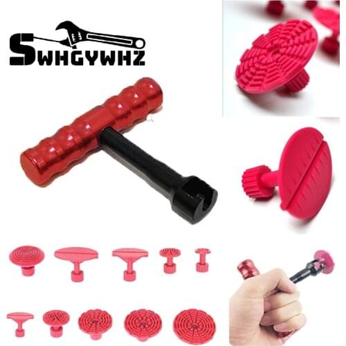 DIY Car Body Paintless Dent Repair Tool Set T-Bar glue puller Tools Dent Puller Kit Paintless Dent Repair Tools