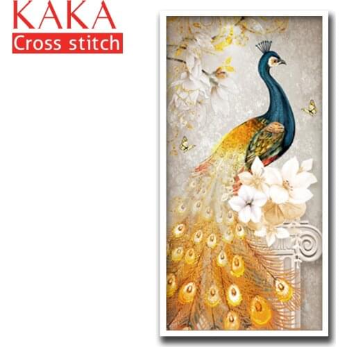 Cross stitch kits,Embroidery needlework sets with printed pattern,11CT-canvas for Home Decor Painting,DMC Animals Full CKA0065