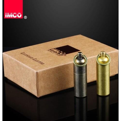 1Pcs IMCO kerosene lighter Mini portable copper gasoline lighter EDC tool