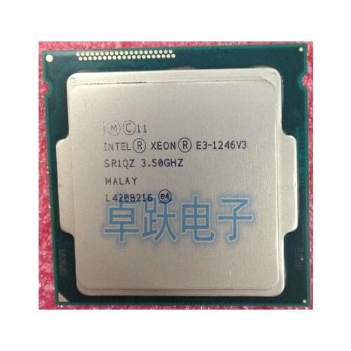 Original Intel Xeon E3-1246V3 CPU 3.50GHz 8M LGA1150 Quad-core Desktop E3-1246 V3 processor Free shipping E3 1246V3