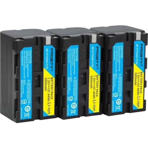 Probty 3Pcs NP-F750 NP-F770 NP F750 NP F770 Battery For Sony CCD-TR917 CCD-TR940 CCD-TRV101 CCD-TRV215 CCD-TRV25 CCD-TRV36