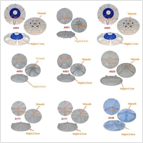 10 Teeth Diameter 27.3cm 28 29 30 30.5 31.3 35.8 38cm Washing Machine Pulsator Replacement Part Wave Plate Pulsator
