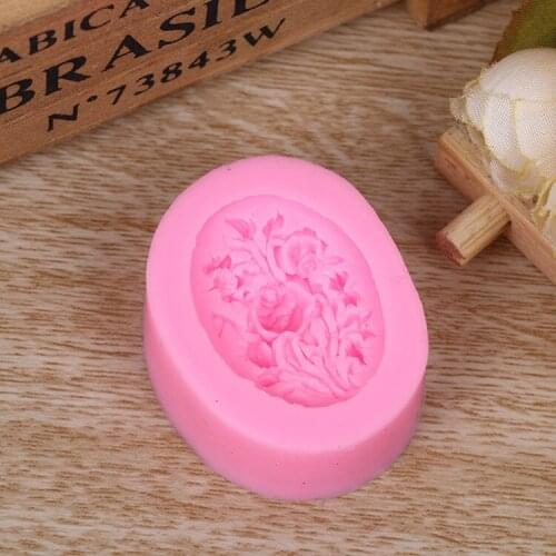 Flower Bouquet Silicone Molds Wedding Cake Topper Fondant Cake Decorating Tools Gumpaste Chocolate Candy Clay Mould for Baking