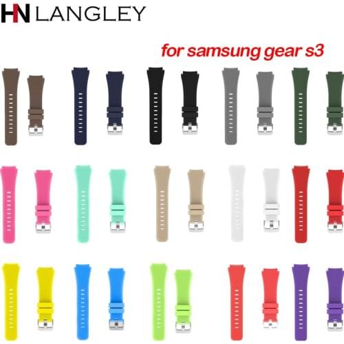 22mm sport band for samsung galaxy watch 46mm S3 Frontier/Classic strap huami amazfit huawei 2 classic gt silicone bracelet