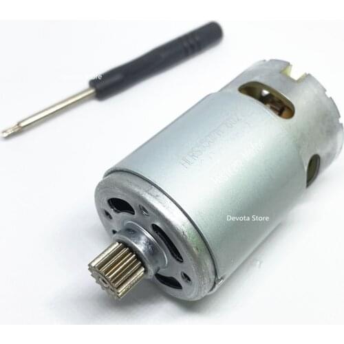 Universal 15T Teeths motor TSR1080-2-LI 10.8V/12V DC Lithium electric charge drill parts GSR108-LI (Not original)