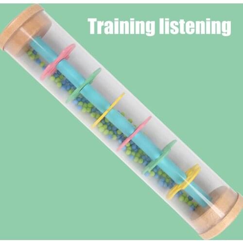 1PCS Kids Rain Rainmaker Rain Stick Musical Toy Raindrop Sound for Kids Rain Stick Baby Educational Instrument Toy
